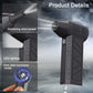Ventilatore potente a turbina con luce LED