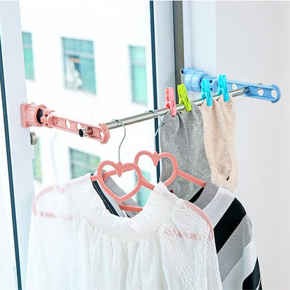 🔥Sconto del 50%! Stendibiancheria portatile da finestra
