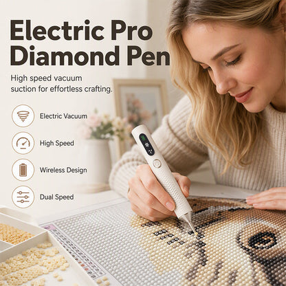 💎🖊️ Penna elettrica per diamanti, strumento speciale per la pittura con diamanti e progetti fai-da-te