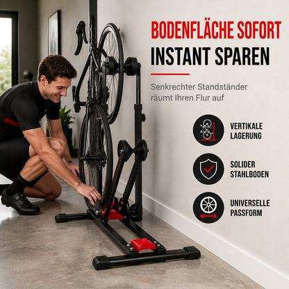 🔥 Sconto del 50%! 🚴 Portabiciclette pieghevole a doppia barra – Supporto espositivo a forma di U per bici da corsa e MTB