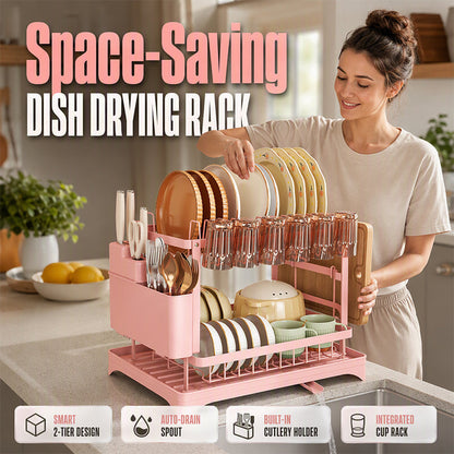 Scolapiatti salvaspazio per cucina