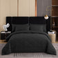 🛏️Set Piumino Trapuntato 3 Pezzi  | Morbida Microfibra per 4 Stagioni ☁️ | Trapuntatura a Rombi Soffice e Traspirante ✨ | Include 1 Trapunta e 2 Federe 😴
