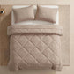 🛏️Set Piumino Trapuntato 3 Pezzi  | Morbida Microfibra per 4 Stagioni ☁️ | Trapuntatura a Rombi Soffice e Traspirante ✨ | Include 1 Trapunta e 2 Federe 😴