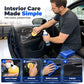 Detergente schiumogeno multifunzione per interni auto: ravvivante per pelle e vinile (50 ml)