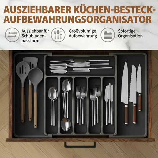 🍽Organizzatore estensibile per utensili da cucina