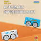 Minibus radiocomandato intelligente con espressioni a LED