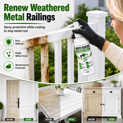 🛠️ Spray Riparatore Bianco per Legno e Metallo