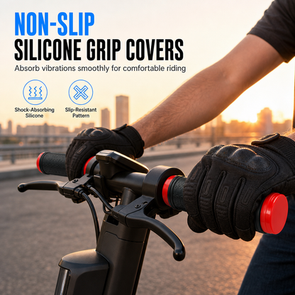 Manopole universali antiscivolo in silicone per manubrio