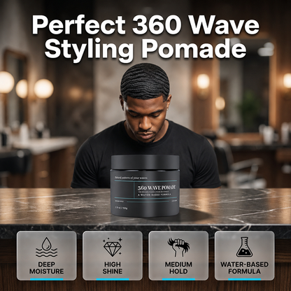 🌊💈✨Pomata Ondulante Tenuta Media a Base d'Acqua Cera per Capelli Alto Lucido