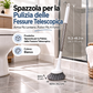 📢 SUBITO IL 50% DI SCONTO! ⏰Spazzola di pulizia telescopica | Spazzola per angoli difficili da raggiungere🚽
