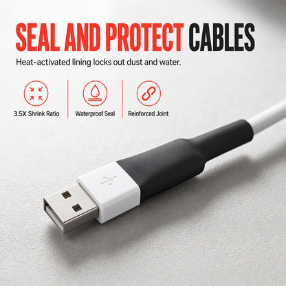 Thickened Heat Shrink Tubing Insulation Sleeve for Mobile Phone Data Cable Protection and Electrical Wire Repair