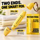 ⏰50% DI SCONTO – ULTIMA CHANCE⏰ Penna Smacchiante Portatile a Doppia Testa – Roller e Spazzola, Senza Acqua – Rimuove Trucco, Grasso, Caffè e Vino – 15ml! 🔥