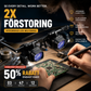 🔬 TEMPO LIMITATO: 50% DI SCONTO! ✨ Occhiali di Precisione con Ingrandimento LED – Lenti Intercambiabili, Doppi LED, Mani Libere 💡