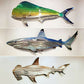 【Jaarlijkse uitverkoop 49% korting】 - 🦈 Metalen haai kunst muur sticker