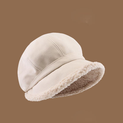 🎄 44% הנחה 🥳 כובע נשים חורף עם כובע דלי